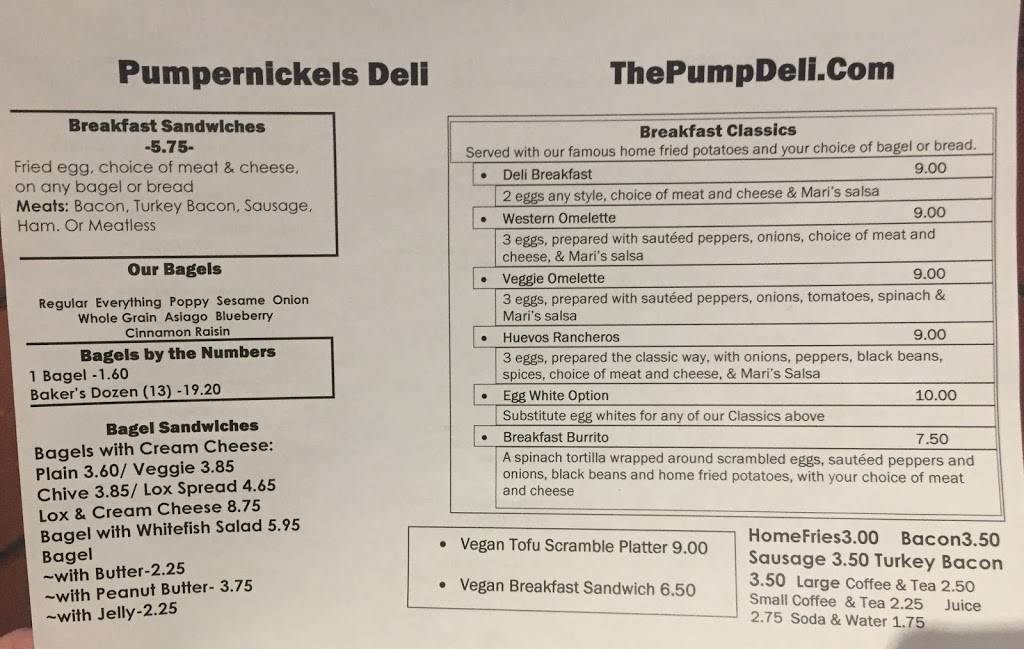 Pumpernickels Deli | bakery | in the Arucola Restaurant, 5534 Connecticut Ave NW, Washington, DC 20015, USA | 2022449505 OR +1 202-244-9505