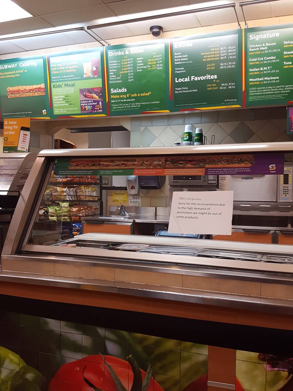 Subway Restaurants | restaurant | 1347 W Florence Ave, Los Angeles, CA 90044, USA | 3238341886 OR +1 323-834-1886
