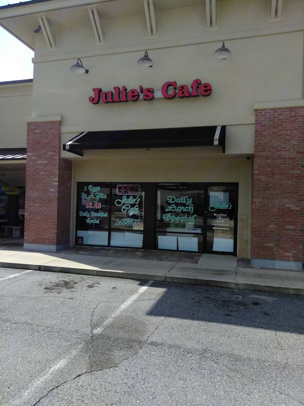 Julies Cafe | cafe | 5100 Sunbeam Rd # 4, Jacksonville, FL 32257, USA | 9042688121 OR +1 904-268-8121