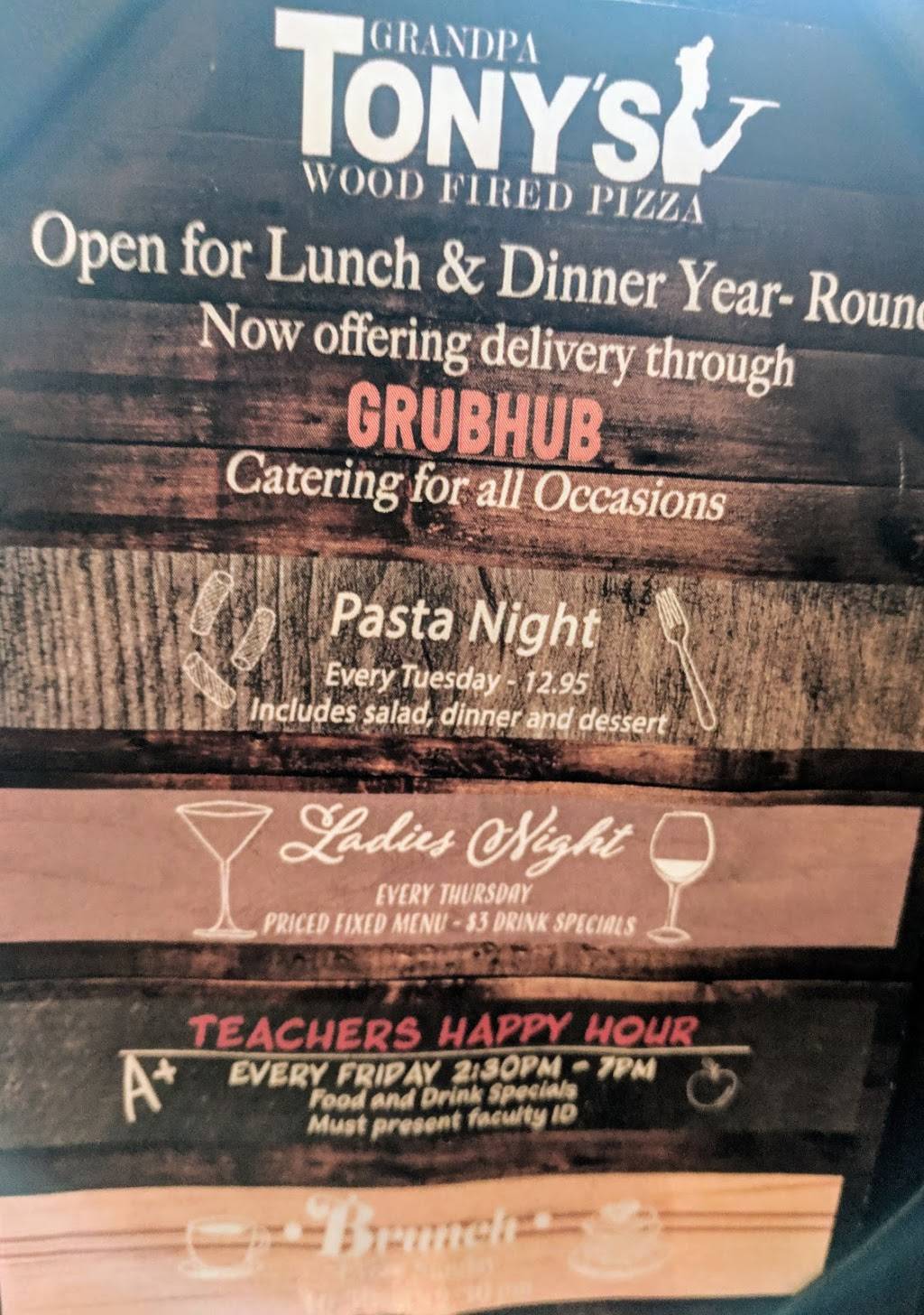 Grandpa Tonys | restaurant | 101 Althouse Ave, East Rockaway, NY 11518, USA | 5167998669 OR +1 516-799-8669