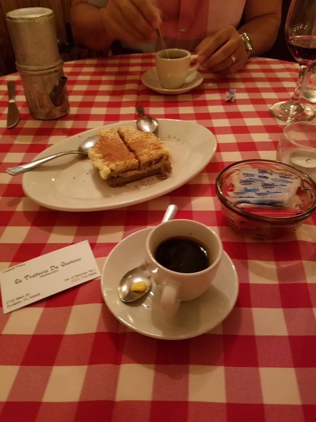 La Trattoria Restaurant | restaurant | 2152 Main St, Dunedin, FL 34698, USA | 7277335664 OR +1 727-733-5664