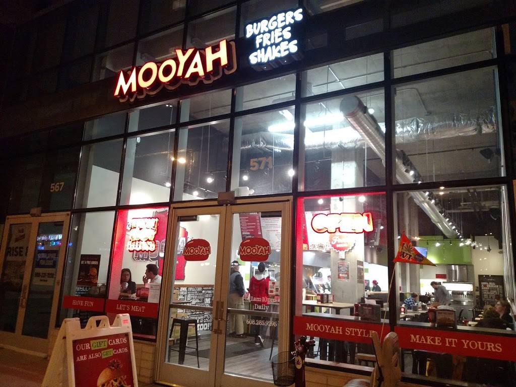 MOOYAH Burgers, Fries & Shakes | restaurant | 571 State St, Madison, WI 53703, USA | 6082859293 OR +1 608-285-9293