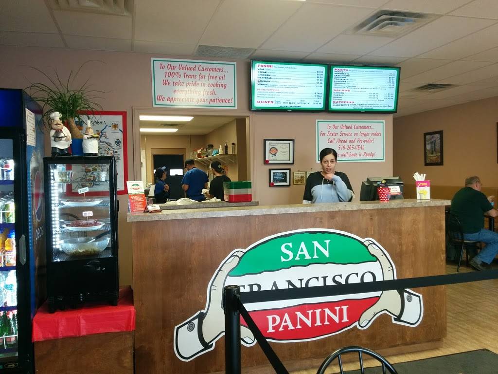San Francisco Panini | meal takeaway | 485 Silvercreek Pkwy N #12, Guelph, ON N1H 7K5, Canada | 5192658325 OR +1 519-265-8325
