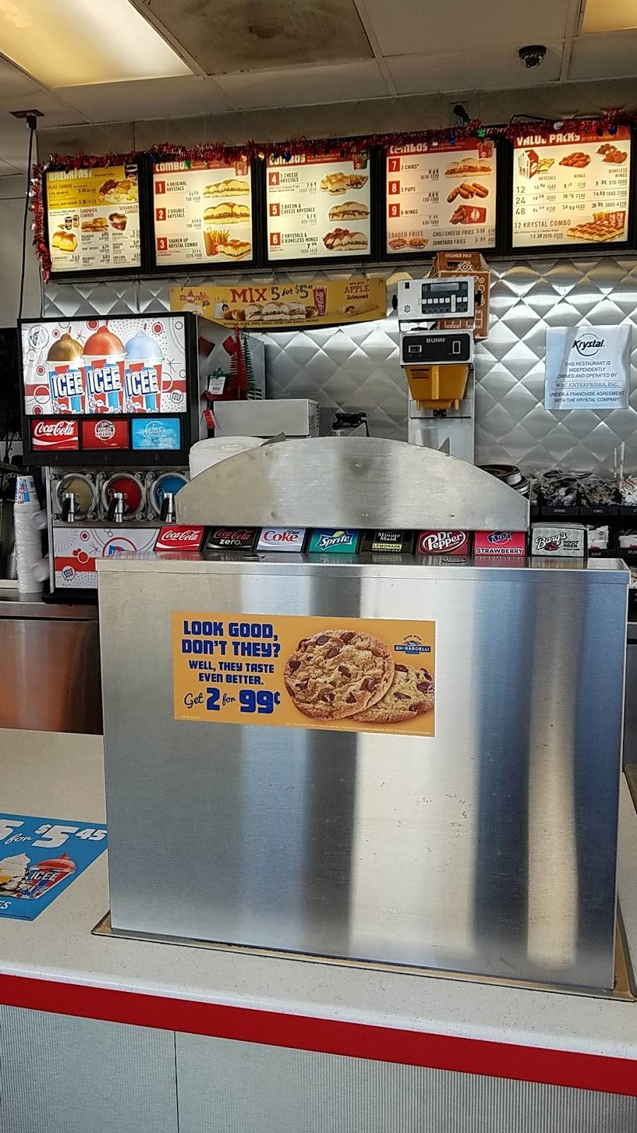 Krystal | meal takeaway | 3409 Amnicola Hwy, Chattanooga, TN 37406, USA | 4236292126 OR +1 423-629-2126