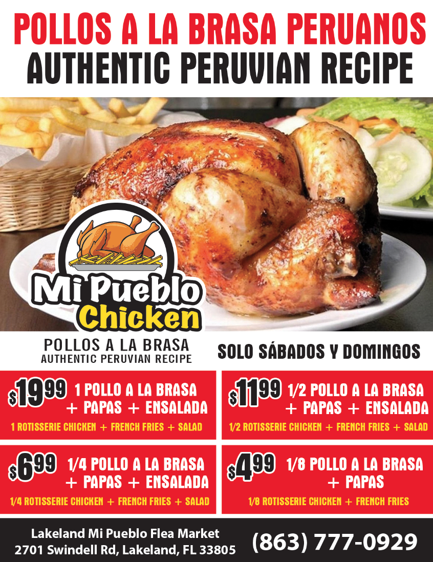 Mi Pueblo Chicken | restaurant | 2701 Swindell Rd, Lakeland, FL 33805, USA | 8637770929 OR +1 863-777-0929