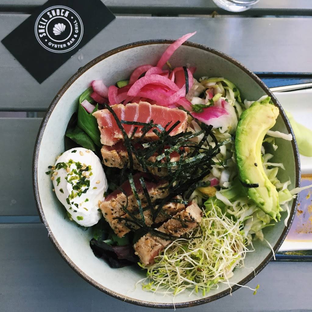 Shell Shock Restaurant | restaurant | 124 Castro St, Mountain View, CA 94041, USA | 6509888881 OR +1 650-988-8881