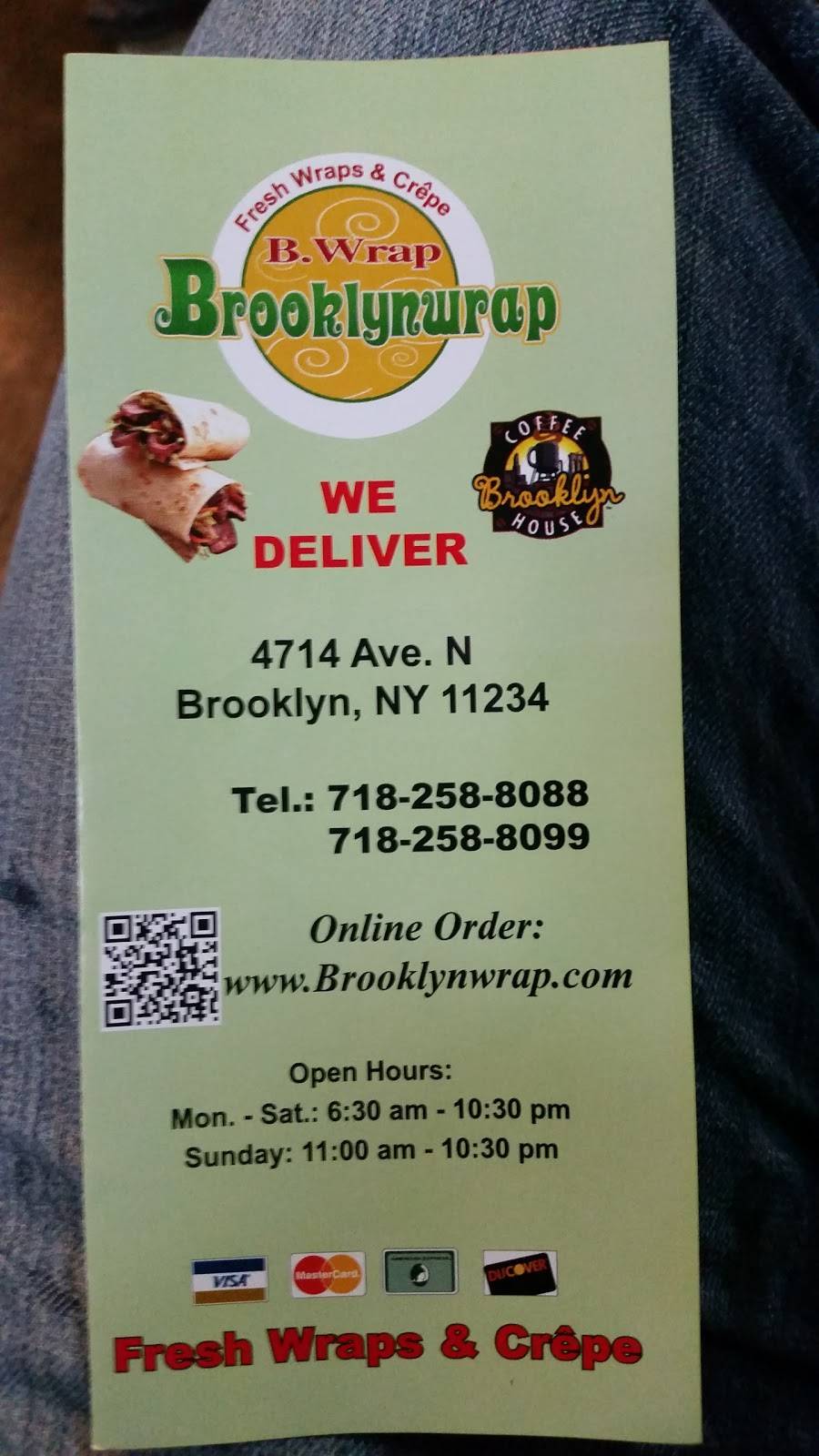 Brooklyn Wrap | restaurant | 4714 Avenue N, Brooklyn, NY 11234, USA | 7182588088 OR +1 718-258-8088