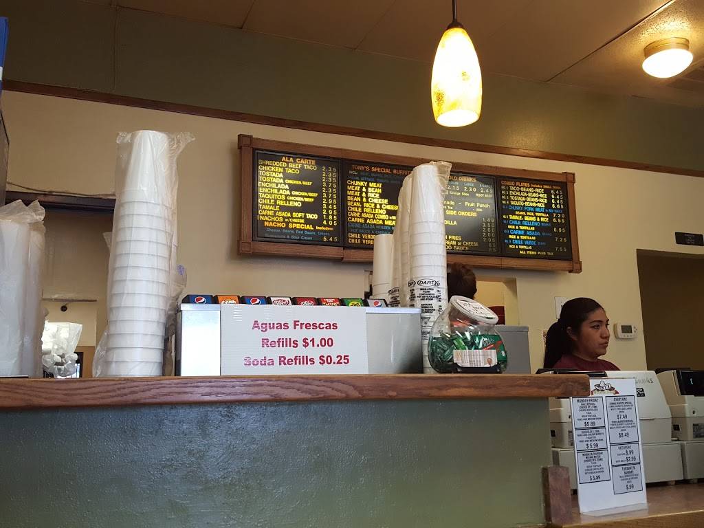 Tonys Mexican Food | restaurant | 3870 Chicago Ave, Riverside, CA 92507, USA | 9517884410 OR +1 951-788-4410