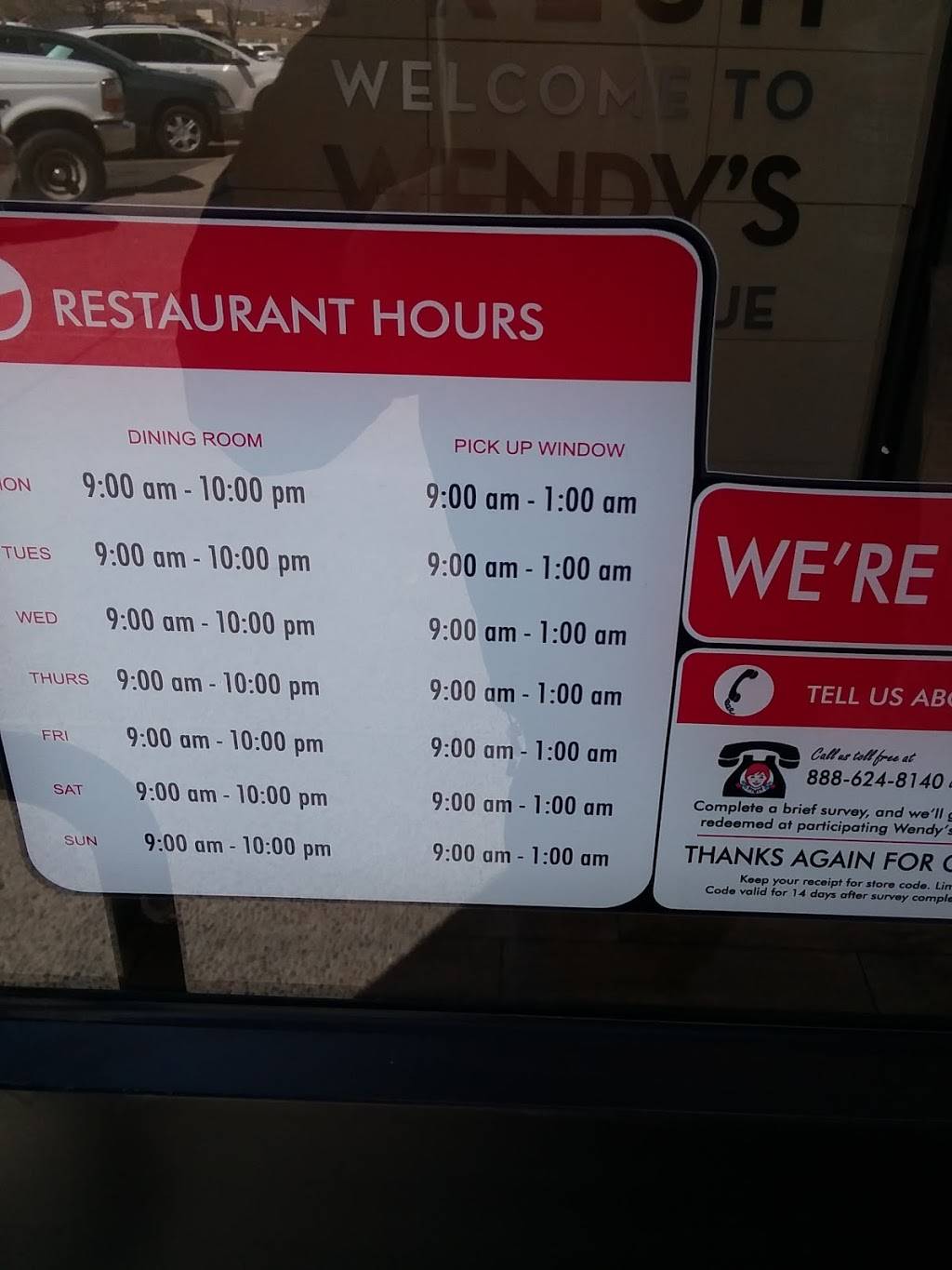 Wendys | restaurant | 4800 Culture Dr NE, Albuquerque, NM 87107, USA | 5053412611 OR +1 505-341-2611