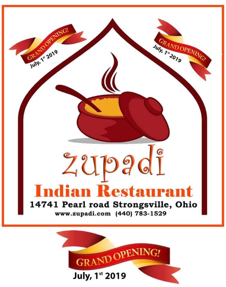 Zupadi Indian Restaurant | restaurant | 14741 Pearl Rd, Cleveland, OH 44136, USA | 4407831529 OR +1 440-783-1529