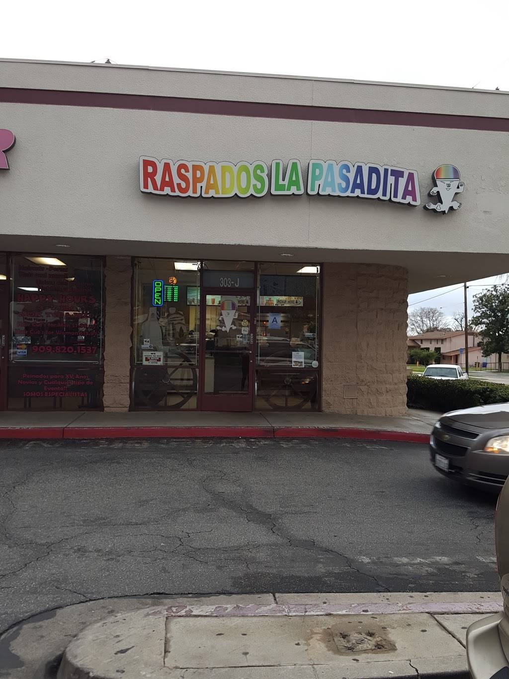 Raspados La Pasadita | restaurant | 303 E Foothill Blvd J, Rialto, CA 92376, USA | 9092582789 OR +1 909-258-2789