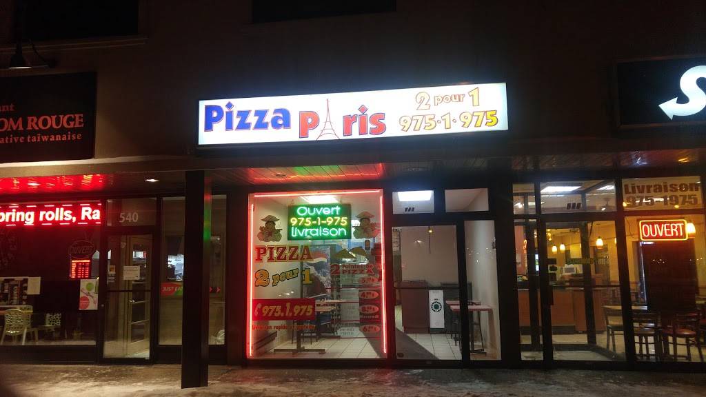 Pizza Paris | restaurant | 542 Avenue Ampère, Laval, QC H7N 5H6, Canada | 4509751975 OR +1 450-975-1975