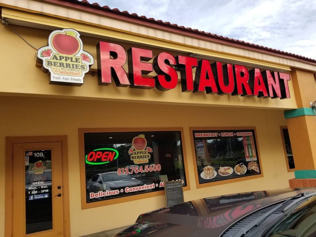 Apple Berries Restaurant | restaurant | 1701 S Alexander St Suite 108, Plant City, FL 33566, USA | 8137545600 OR +1 813-754-5600