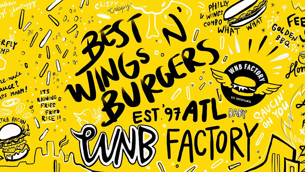 WNB Factory - Wings & Burger | restaurant | 4685 Presidential Pkwy #35, Macon, GA 31206, USA | 4782928631 OR +1 478-292-8631