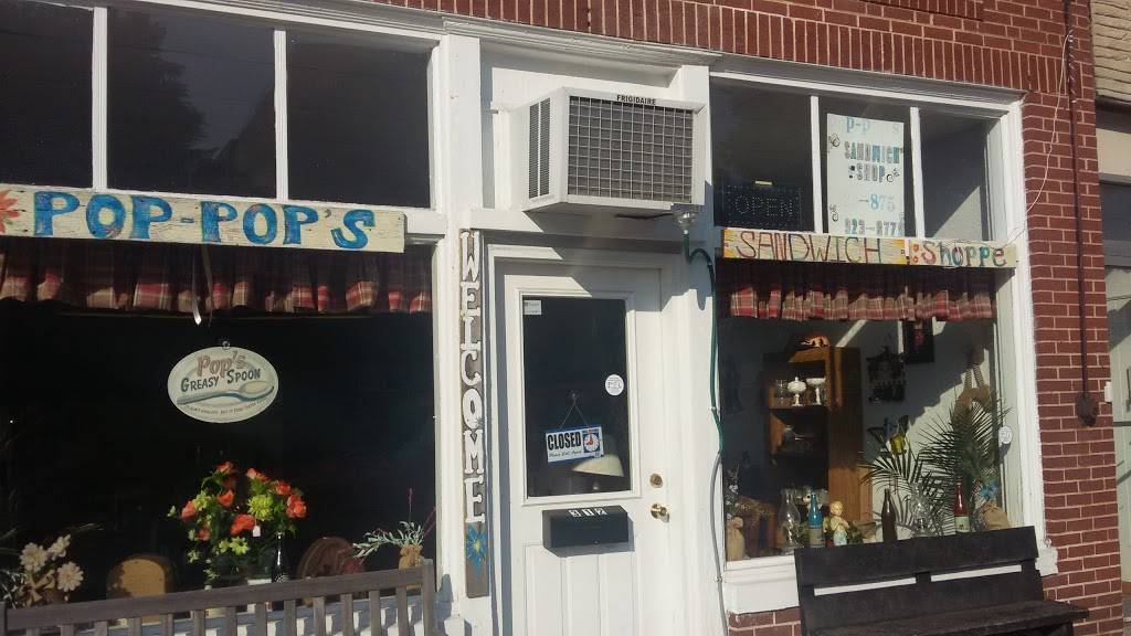 Pop Pops Sandwich Shop | restaurant | 312 Main St, Greenup, KY 41144, USA | 6069238754 OR +1 606-923-8754