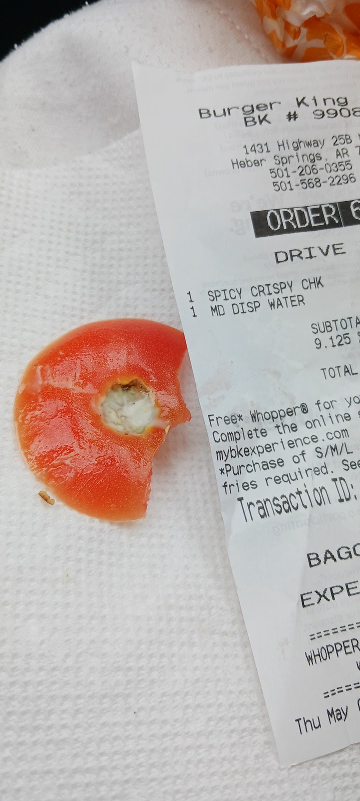 Burger King | restaurant | 1431 Highway 25b, Heber Springs, AR 72543, USA | 5012060355 OR +1 501-206-0355