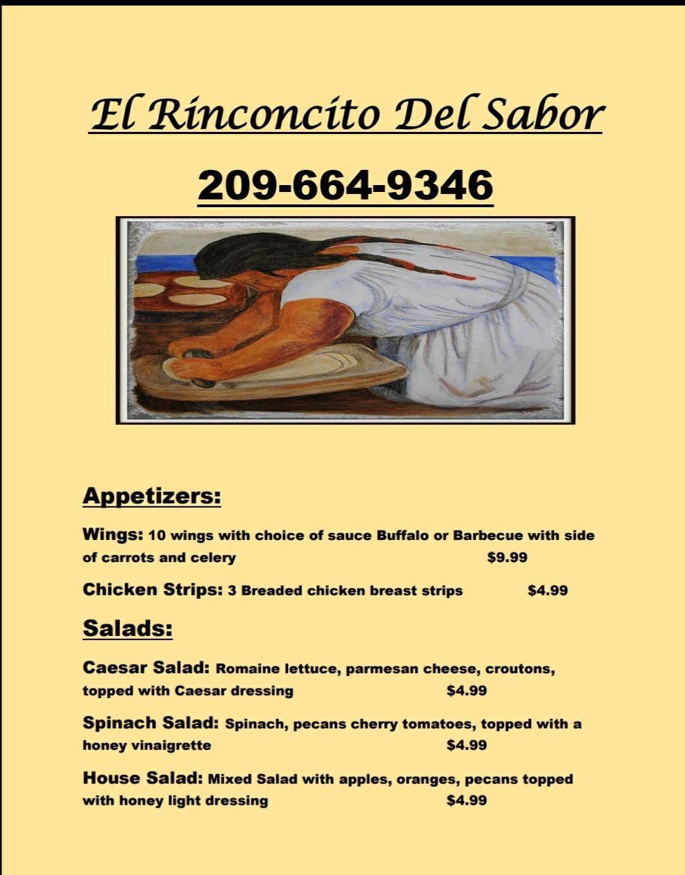 EL RINCONCITO DEL SABOR | restaurant | 28 Lander Ave, Turlock, CA 95380, USA | 2096649346 OR +1 209-664-9346