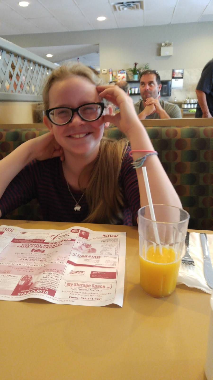 Country Hearth Family Restaurant | restaurant | 9952 Glendon Dr, Komoka, ON N0L 1R0, Canada | 5196577605 OR +1 519-657-7605