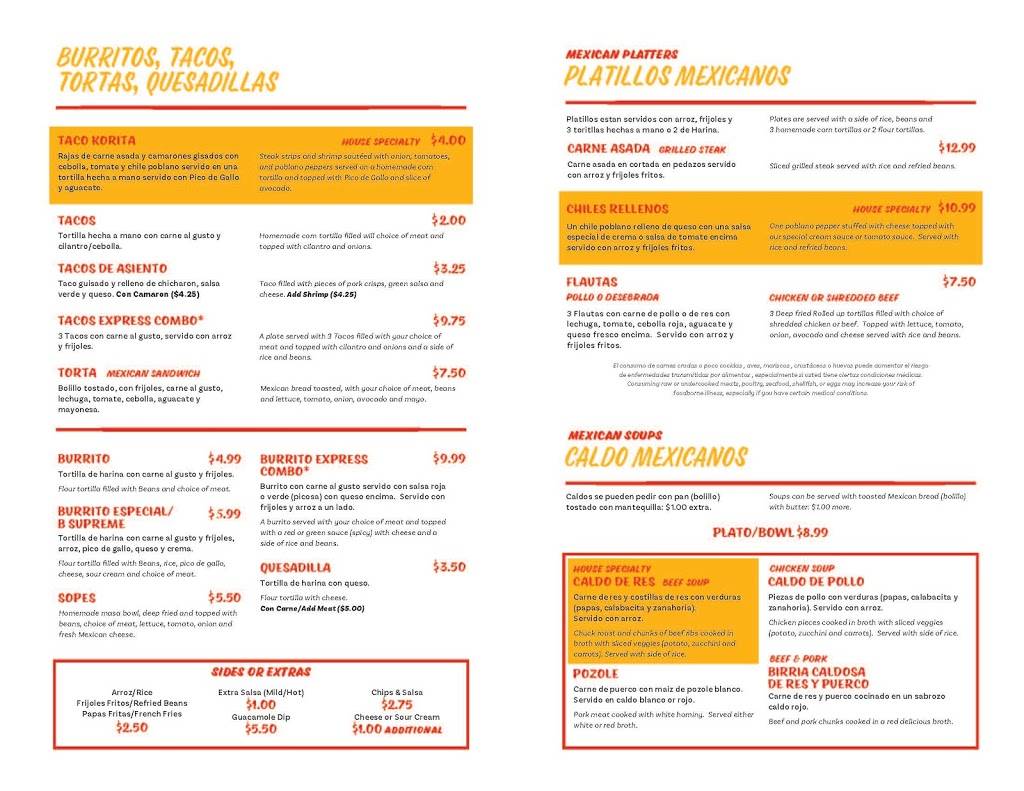 Antojos El Korita | restaurant | 8500 E US Hwy 40, Kansas City, MO 64129, USA | 8162161035 OR +1 816-216-1035