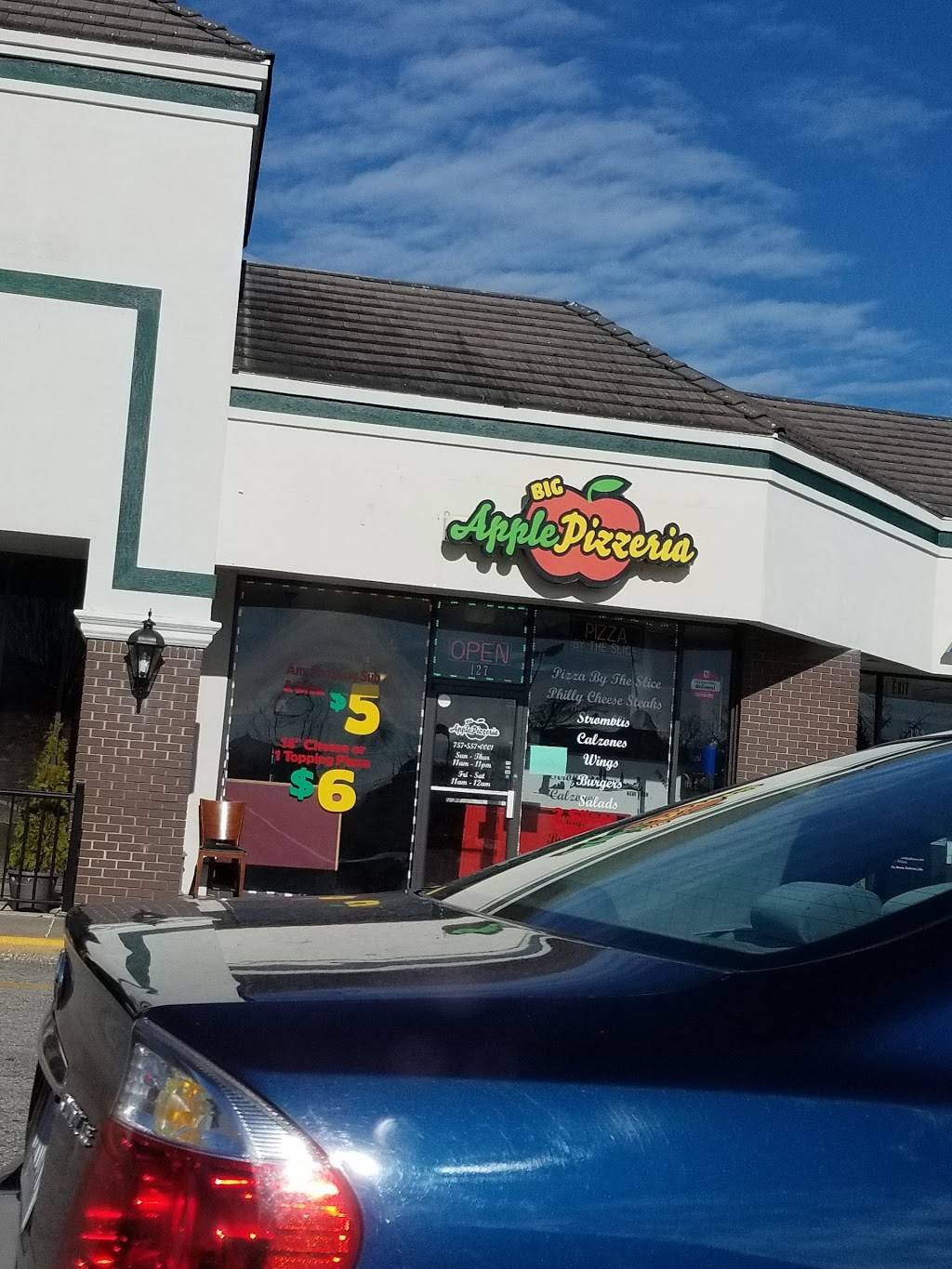 Big APPLE Pizzeria | restaurant | 928 Diamond Springs Rd, Virginia Beach, VA 23455, USA | 7575570001 OR +1 757-557-0001