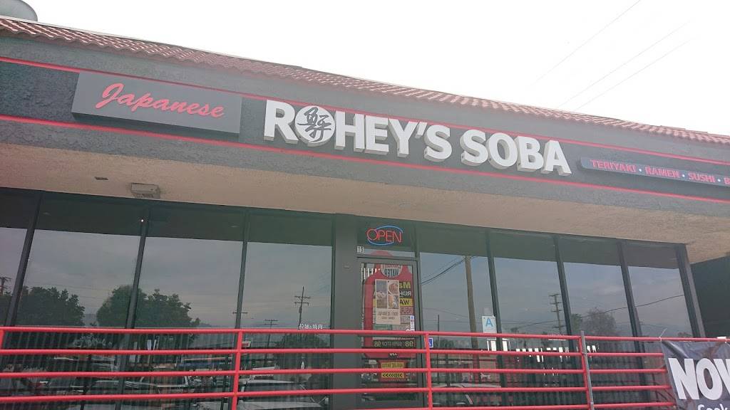 Roheys Soba | restaurant | 530 S Citrus Ave, Azusa, CA 91702, USA | 6267276499 OR +1 626-727-6499
