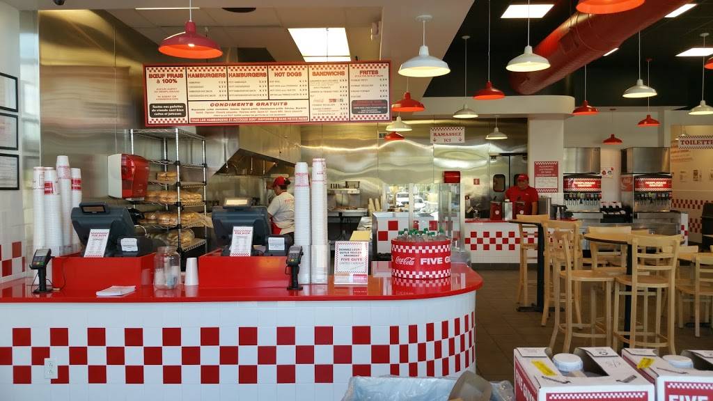 Five Guys | meal takeaway | 1371 Boulevard Michèle-Bohec, Blainville, QC J7C 0M4, Canada | 4509335078 OR +1 450-933-5078