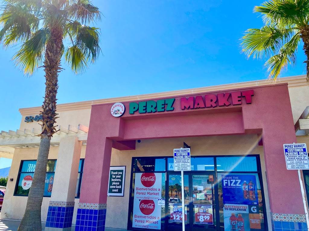 Perez Meat Market | restaurant | 52669 Harrison St STE 208, Coachella, CA 92236, USA | 7603980782 OR +1 760-398-0782