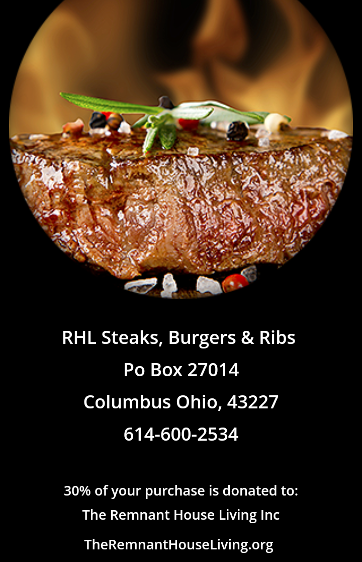 RHL STEAKS, BURGERS & RIBS | restaurant | Streetside Locations available on the website, 907 E 5th Ave, Columbus, OH 43201, USA | 6146002534 OR +1 614-600-2534