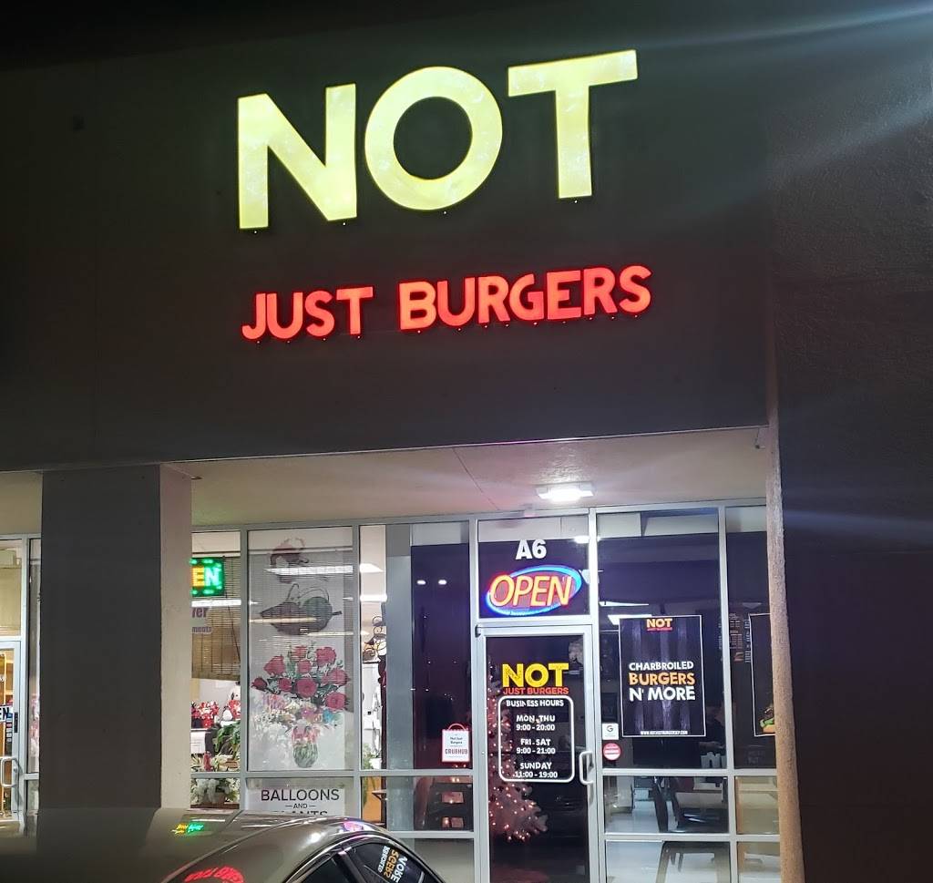 Not Just Burgers | restaurant | 11720 Montana Ave A6, El Paso, TX 79936, USA | 9153134034 OR +1 915-313-4034