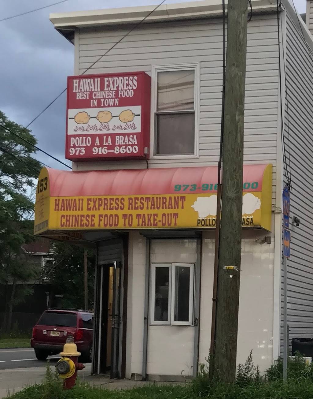 Hawaii Express | restaurant | 153 Central Ave, Passaic, NJ 07055, USA | 9739168600 OR +1 973-916-8600