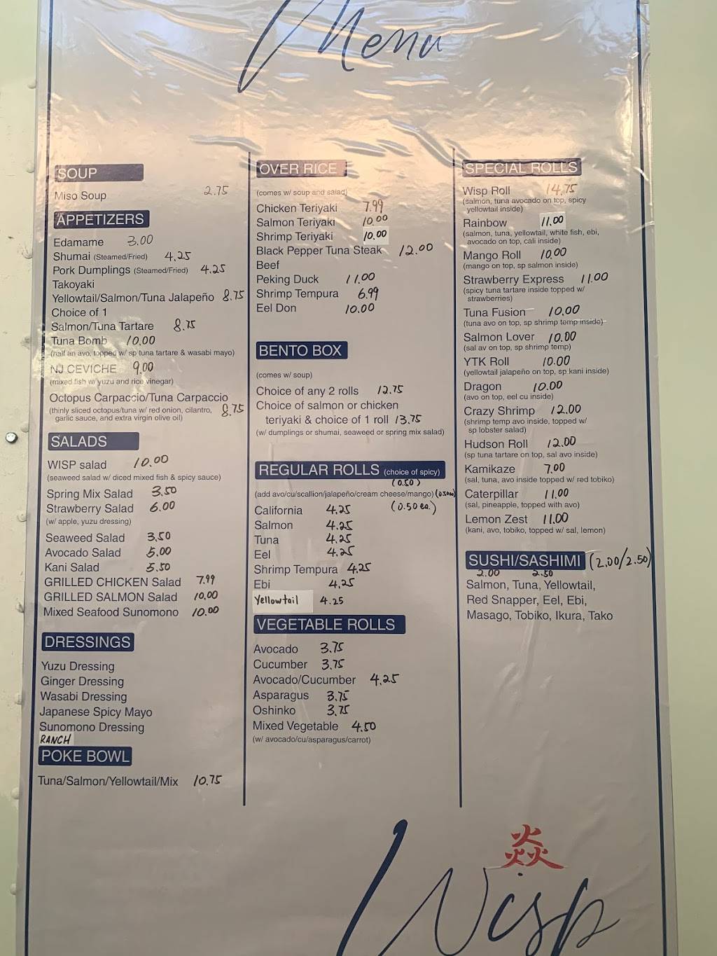 Wisp Express | restaurant | 1 Sussex St, Jersey City, NJ 07302, USA | 3479721091 OR +1 347-972-1091