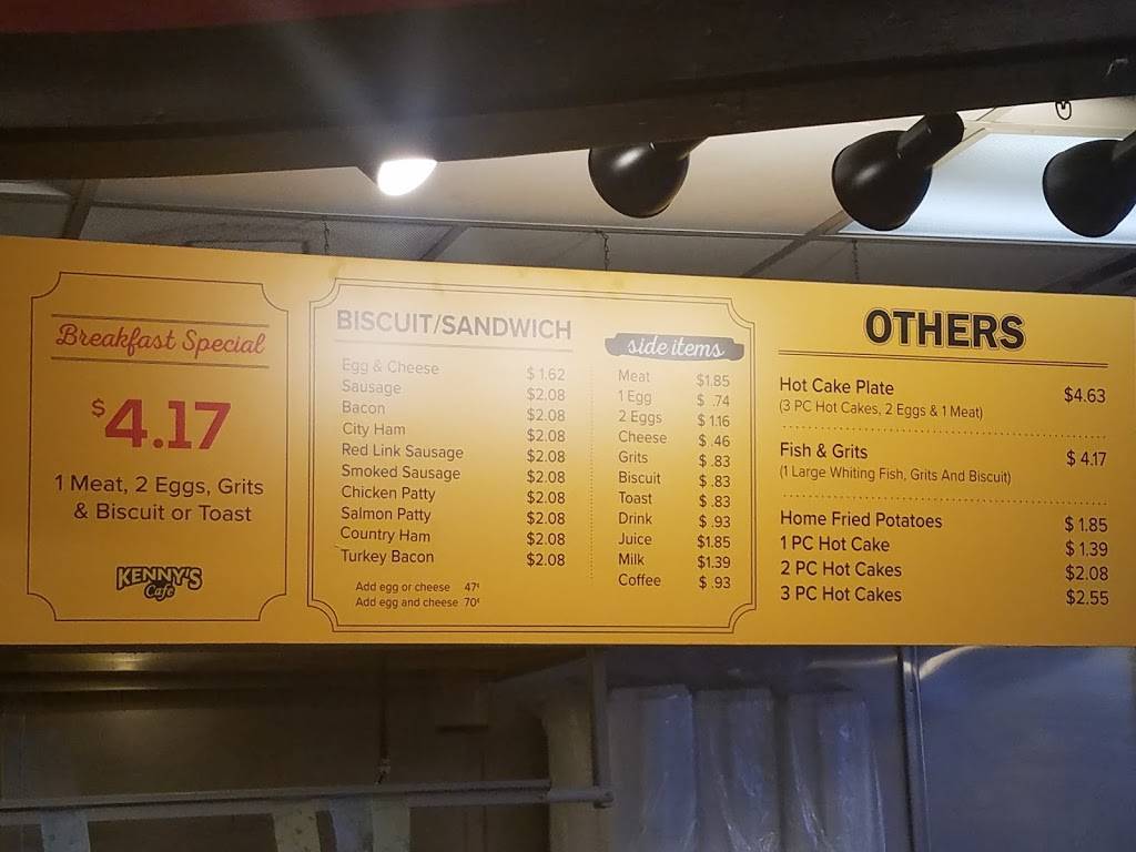 Kennys Cafe | restaurant | 4542 Old Dixie Rd, Forest Park, GA 30297, USA | 4049689185 OR +1 404-968-9185