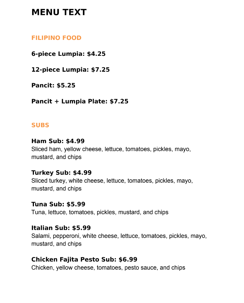 Fili-Deli | restaurant | 4522 Fredericksburg Rd A81, San Antonio, TX 78201, USA | 2104010641 OR +1 210-401-0641