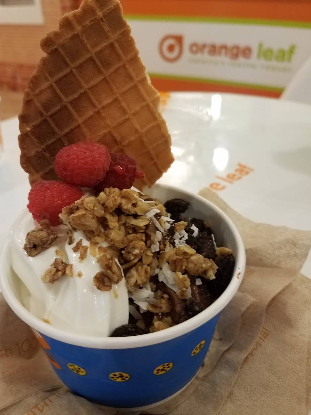 Orange Leaf | restaurant | 1190 W Sunset Dr Ste 110, Waukesha, WI 53189, USA | 2624082423 OR +1 262-408-2423