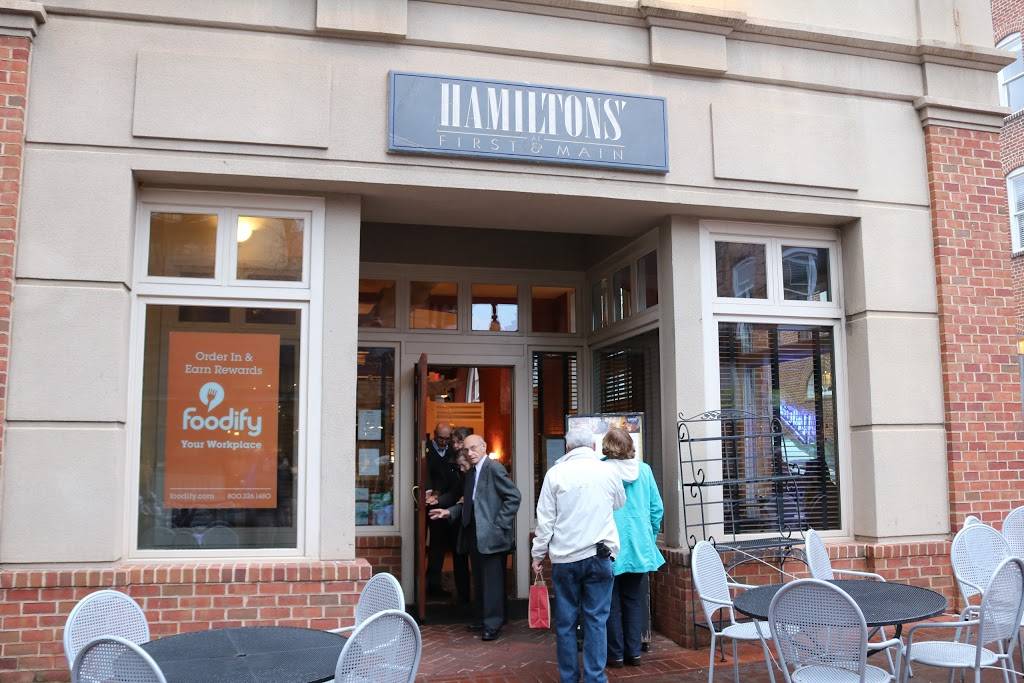 Hamiltons at First & Main | restaurant | 101 W Main St, Charlottesville, VA 22902, USA | 4342956649 OR +1 434-295-6649