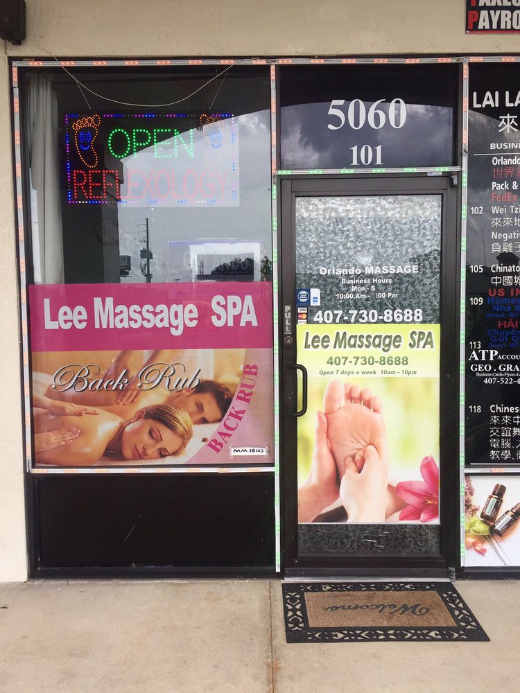 Lee Massage Spa | restaurant | 5060 W Colonial Dr STE 101, Orlando, FL 32808, USA | 4077308688 OR +1 407-730-8688