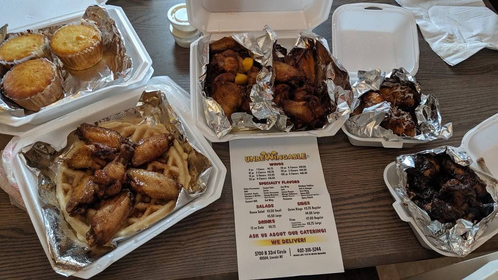 UnbeWingable | restaurant | 1706202002001, Lincoln, NE 68504, USA | 4023185244 OR +1 402-318-5244