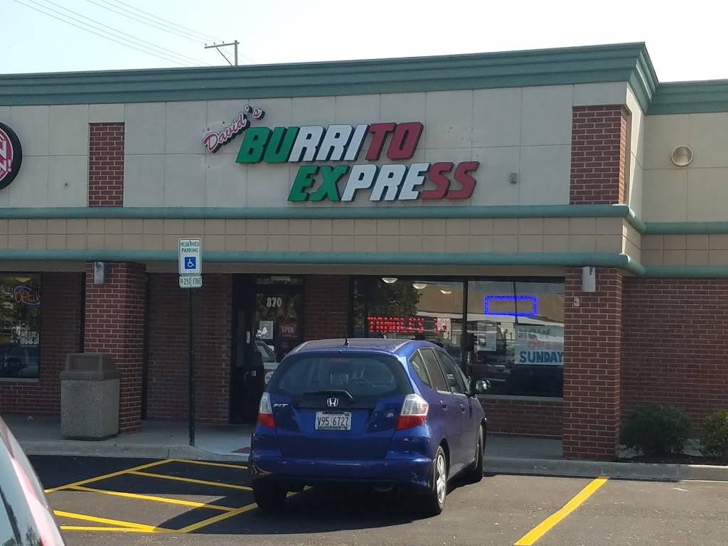 Davids Burrito Express | restaurant | 870 N Roselle Rd, Hoffman Estates, IL 60169, USA | 8472529833 OR +1 847-252-9833