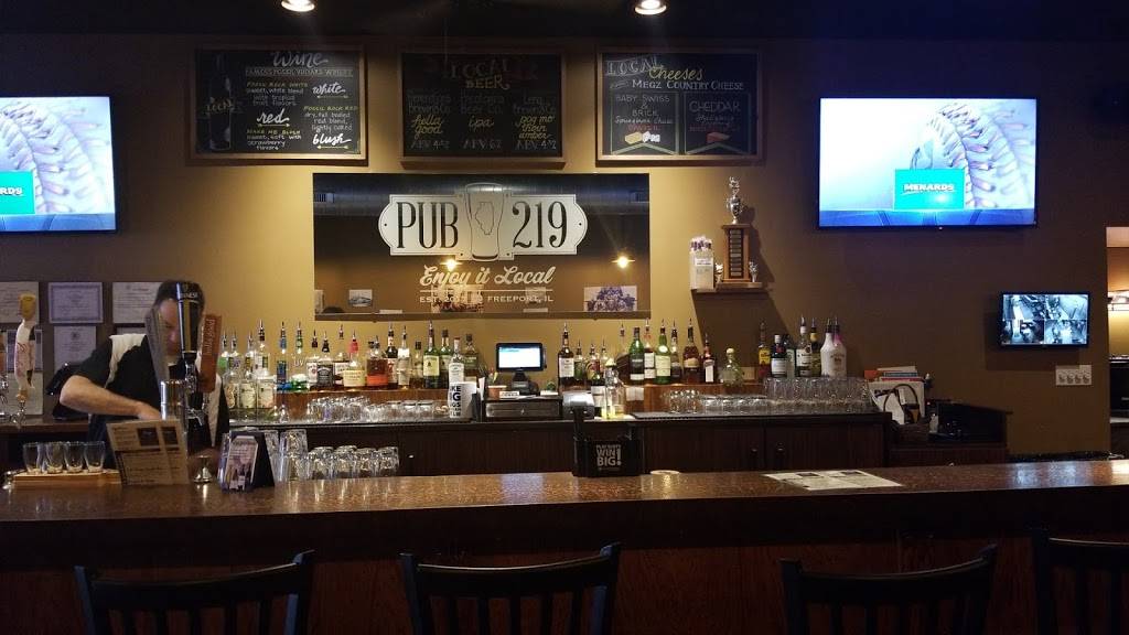 Pub 219 | restaurant | 219 E Stephenson St, Freeport, IL 61032, USA | 8156165068 OR +1 815-616-5068