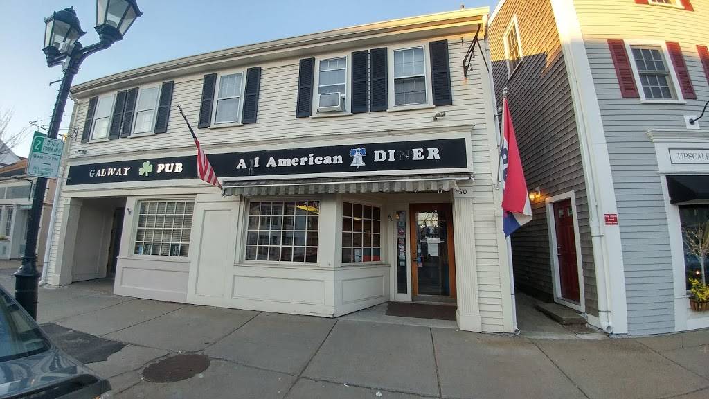 All American Diner | restaurant | 60 Court St, Plymouth, MA 02360, USA | 5087474763 OR +1 508-747-4763