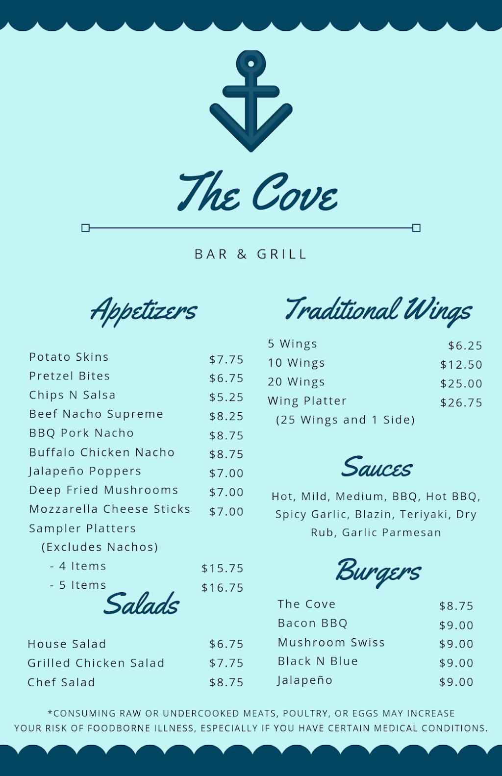 The Cove Grill | restaurant | 120 Stonecrest Dr #3, Somerset, KY 42501, USA | 6064255004 OR +1 606-425-5004