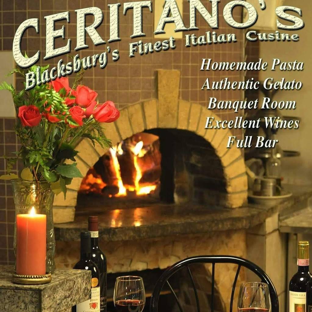 Ceritanos Ristorante | restaurant | 428 N Main St, Blacksburg, VA 24060, USA | 5404439135 OR +1 540-443-9135