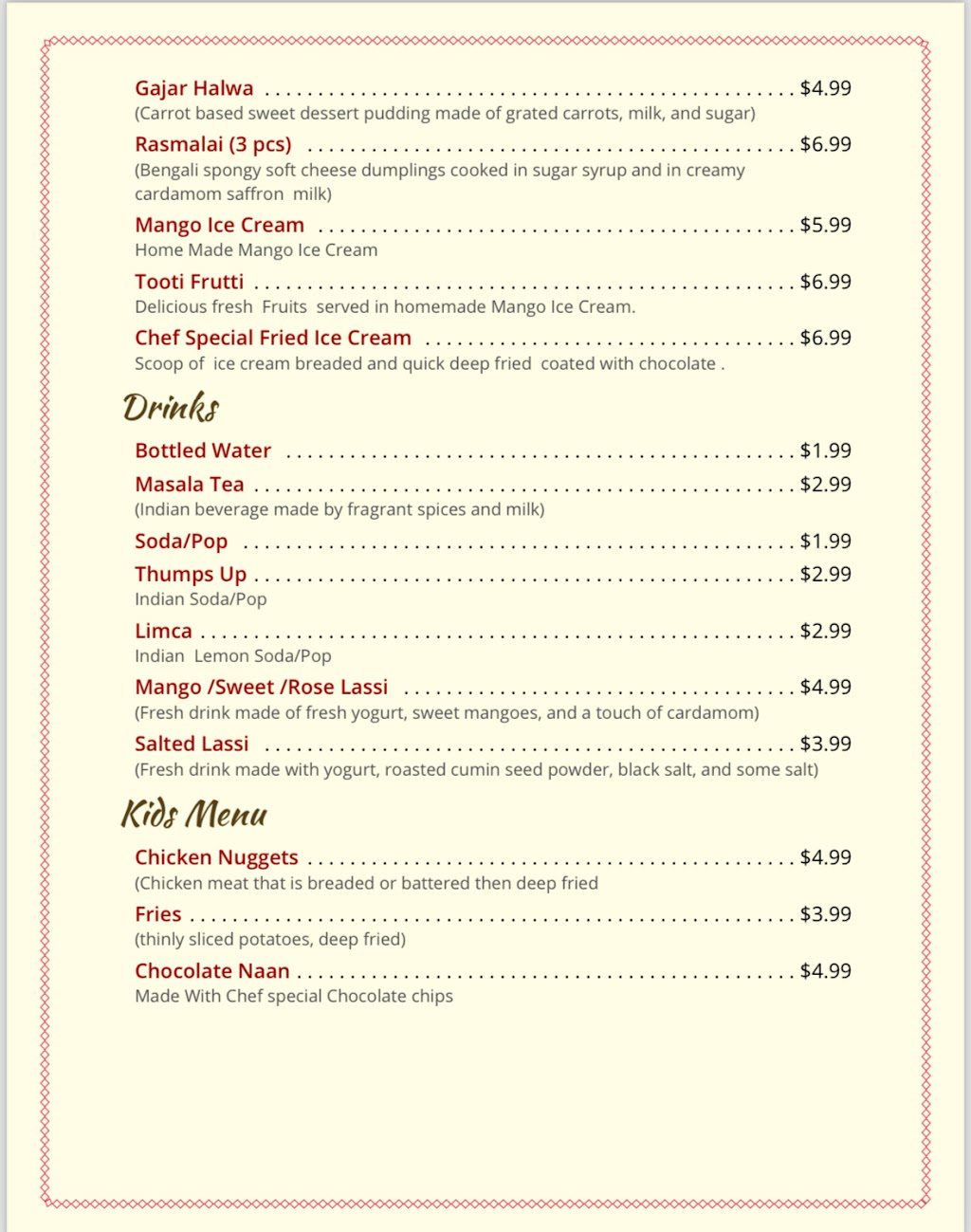 Delhi cafe Indian cuisine & bar | restaurant | 2921 Belmont Ave, Youngstown, OH 44505, USA | 2342289216 OR +1 234-228-9216