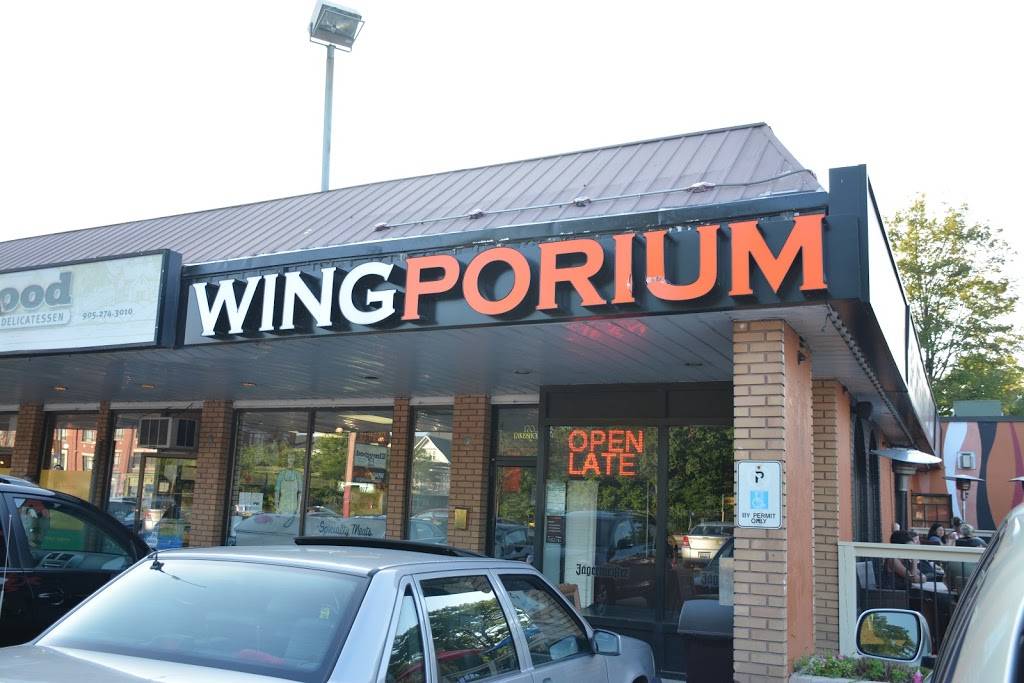Wingporium | restaurant | 170 Lakeshore Rd E, Mississauga, ON L5G 1G1, Canada | 9059904300 OR +1 905-990-4300