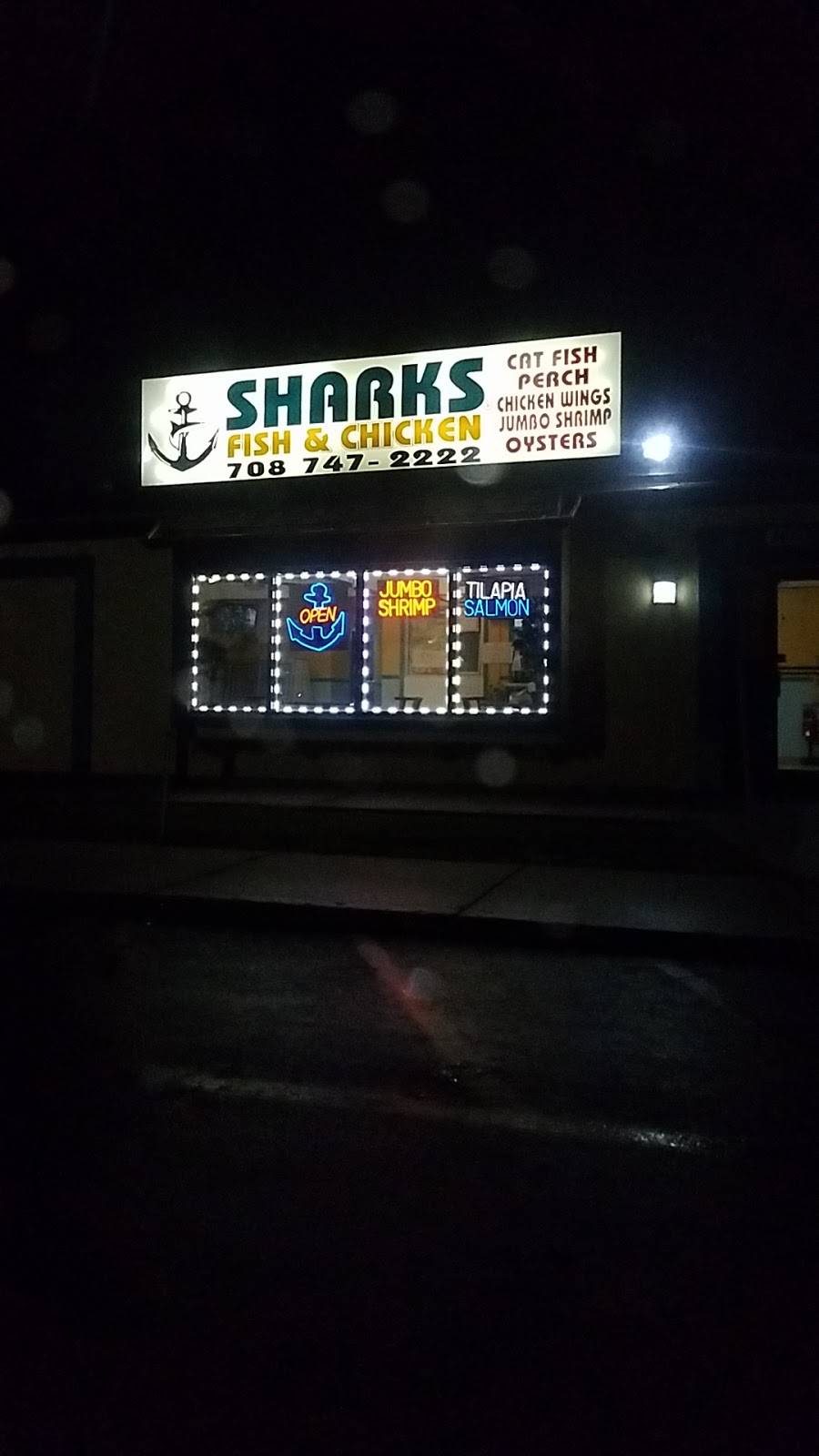 Sharks Fish & Chicken | restaurant | 1453 Western Ave, Chicago Heights, IL 60411, USA | 7087472222 OR +1 708-747-2222