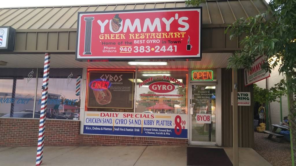 Yummys Greek Restaurant | restaurant | 210 W University Dr, Denton, TX 76201, USA | 9403832441 OR +1 940-383-2441