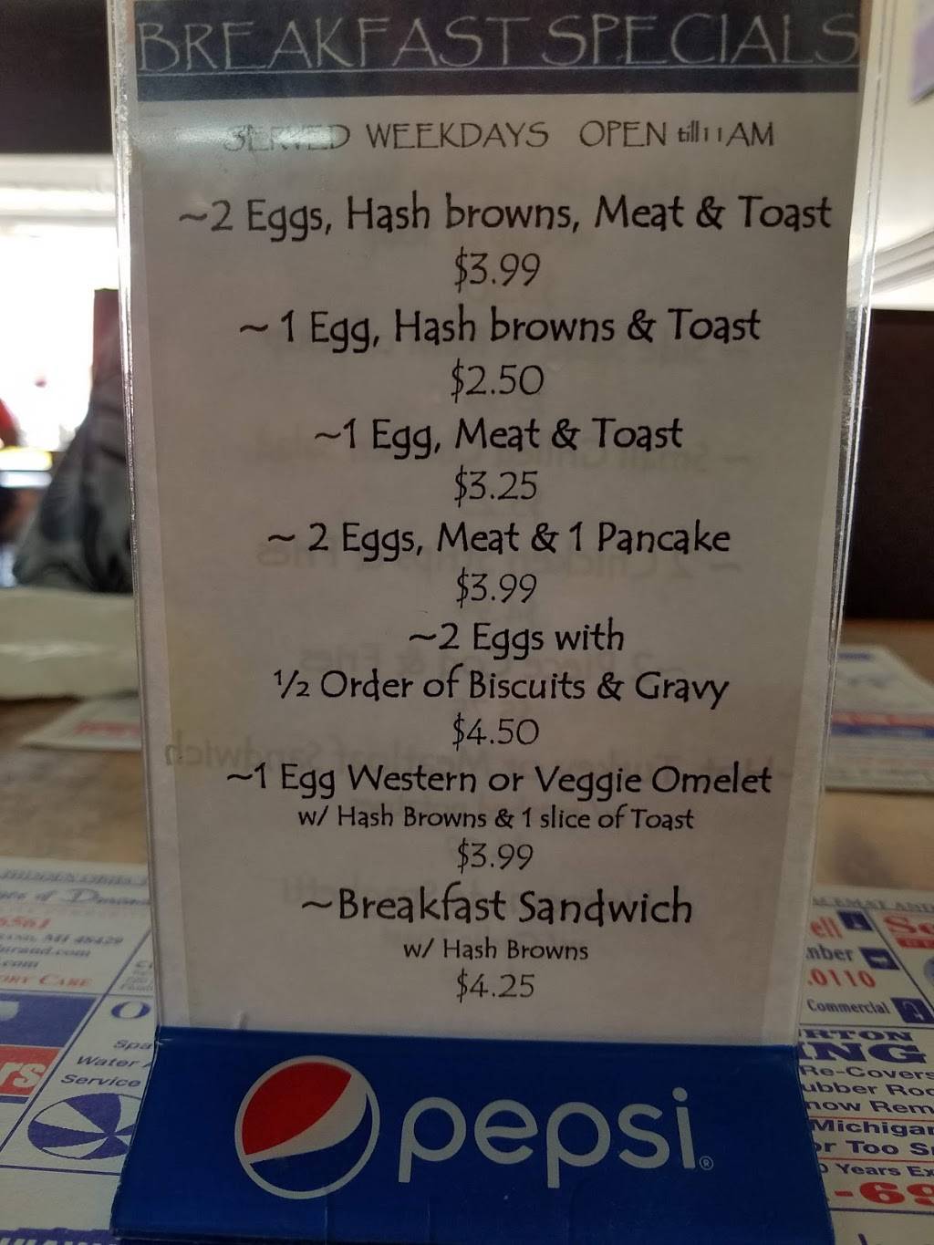 Ds Riverside Diner | restaurant | 328 N Shiawassee St, Corunna, MI 48817, USA | 9897431380 OR +1 989-743-1380