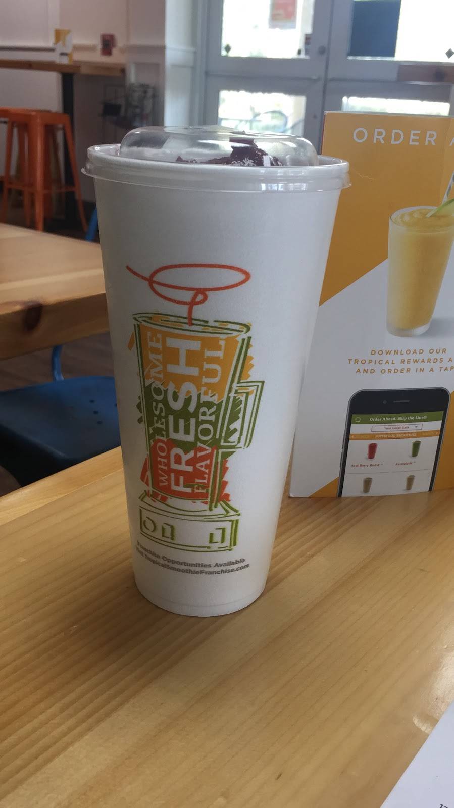 Tropical Smoothie Cafe | restaurant | 6611 Orion Dr #101, Fort Myers, FL 33912, USA | 2395616220 OR +1 239-561-6220