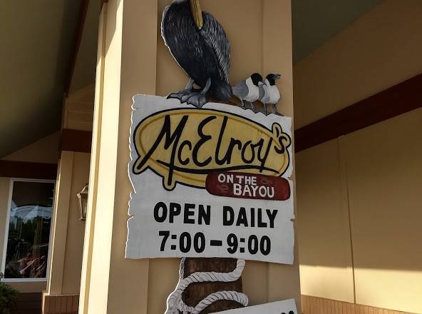 McElroys on the Bayou | restaurant | 705 Bienville Blvd, Ocean Springs, MS 39564, USA | 2288184600 OR +1 228-818-4600