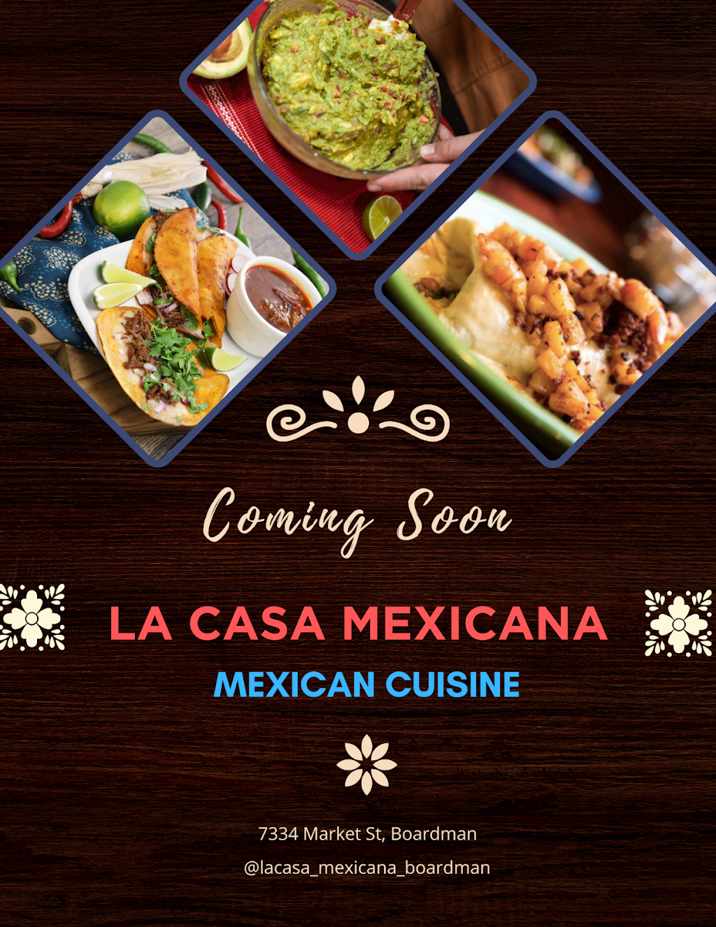 La Casa Mexicana | restaurant | 7334 Market St, Boardman, OH 44512, USA | 3309533565 OR +1 330-953-3565